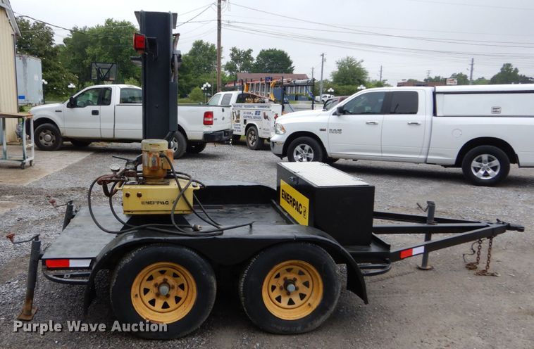 image for item IT9157 Enerpac  tire press trailer