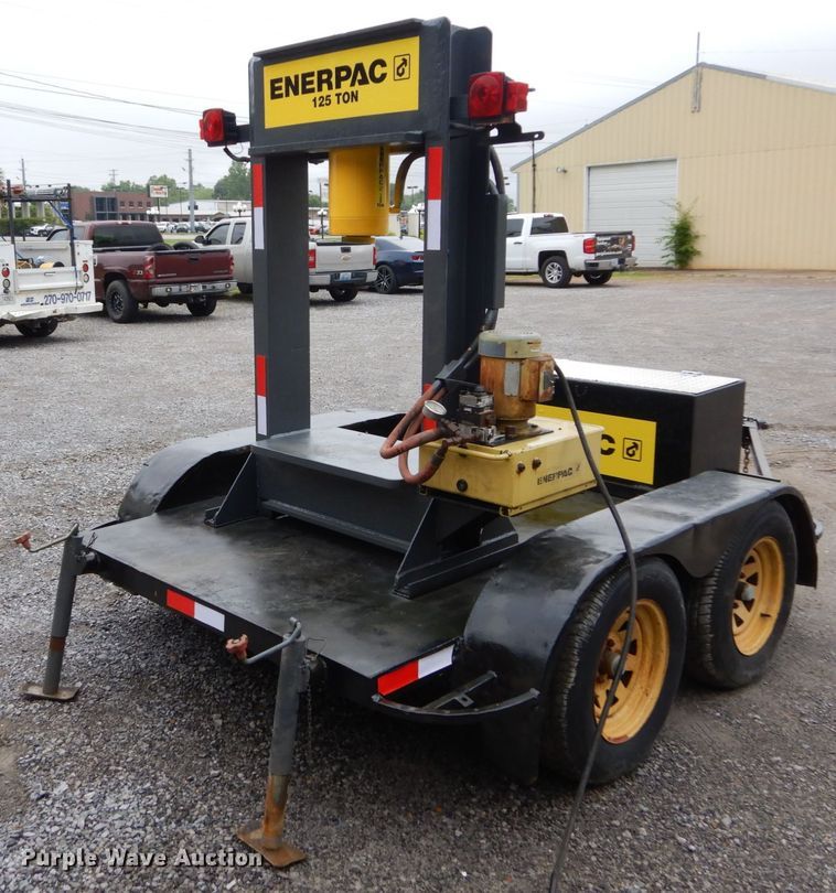 image for item IT9157 Enerpac  tire press trailer