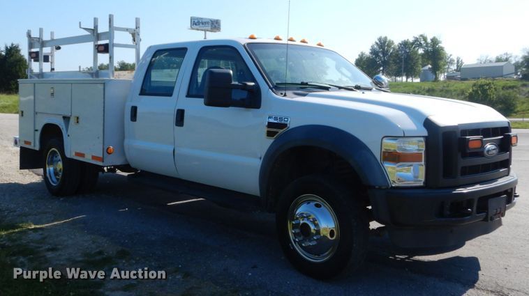 image for item IT9162 2010 Ford F550 Super Duty XL  Crew Cab utility / service truck
