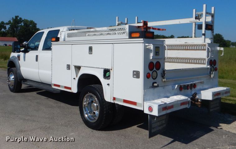 image for item IT9162 2010 Ford F550 Super Duty XL  Crew Cab utility / service truck