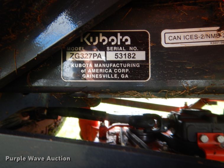 image for item IT9541 Kubota ZG327  ZTR lawn mower