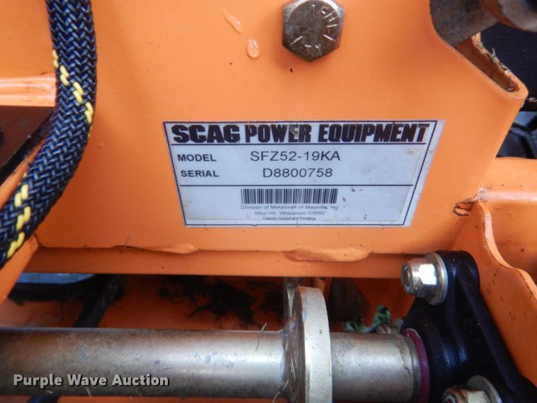 image for item IT9542 Scag SFZ52-19KA  ZTR lawn mower
