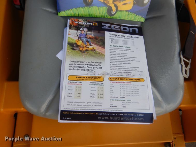 image for item IT9544 Hustler Zeon 929141  ZTR lawn mower