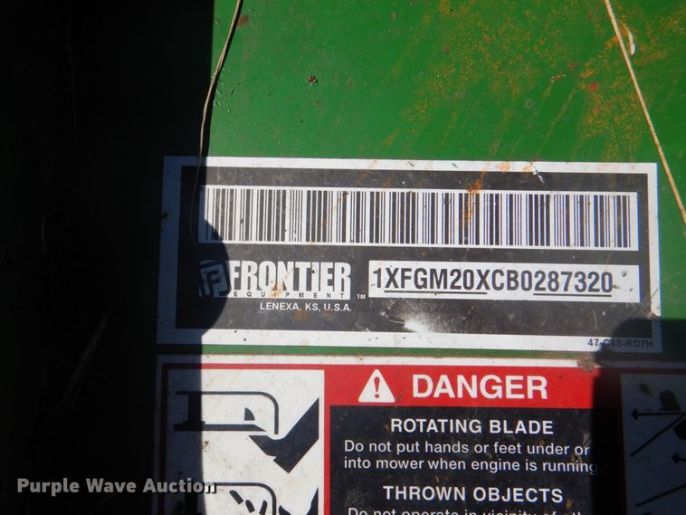 image for item IY9496 Frontier  finish mower