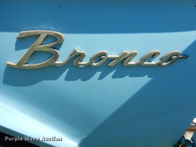 image for item JY9899 1967 Ford Bronco  SUV