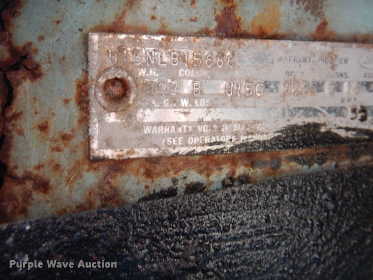 image for item JY9899 1967 Ford Bronco  SUV