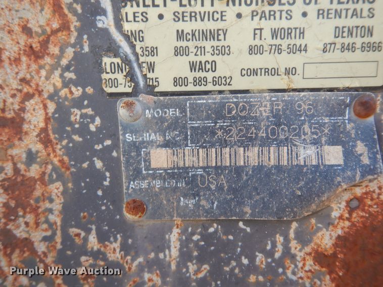 image for item DC2073 Bobcat 96  skid steer dozer blade