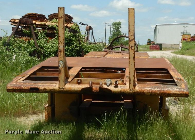 image for item DC2075 1968 Hyster  lowboy equipment trailer