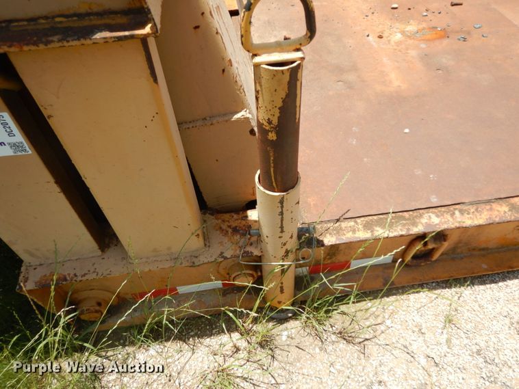 image for item DC2075 1968 Hyster  lowboy equipment trailer