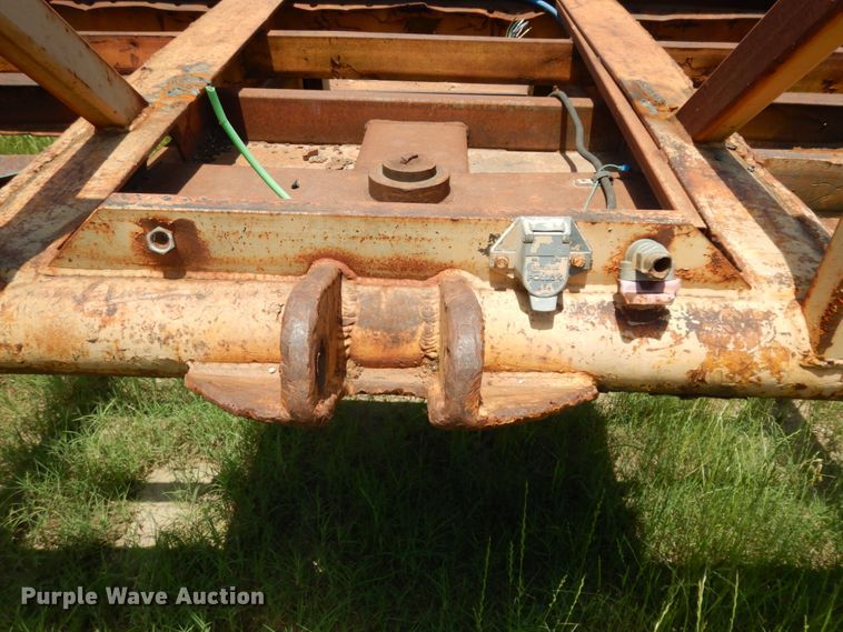 image for item DC2075 1968 Hyster  lowboy equipment trailer