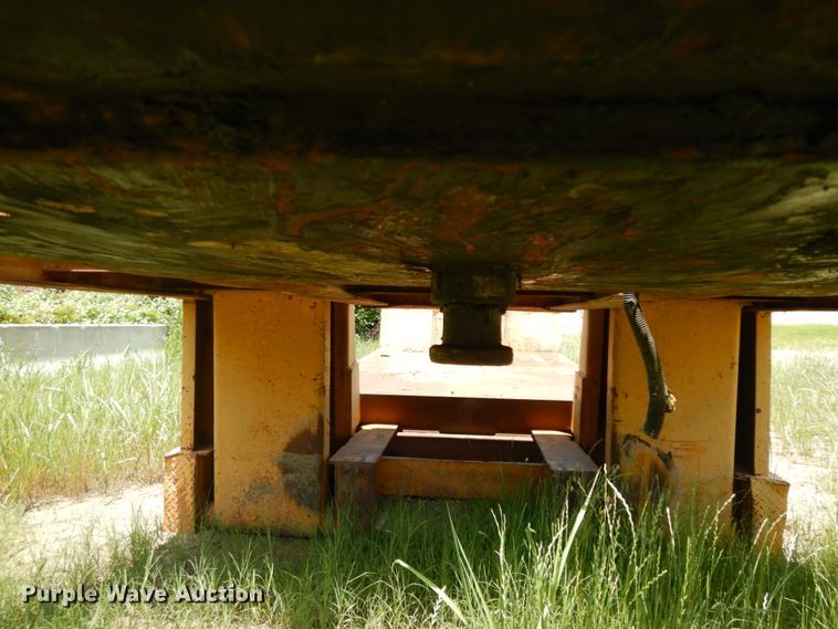 image for item DC2075 1968 Hyster  lowboy equipment trailer