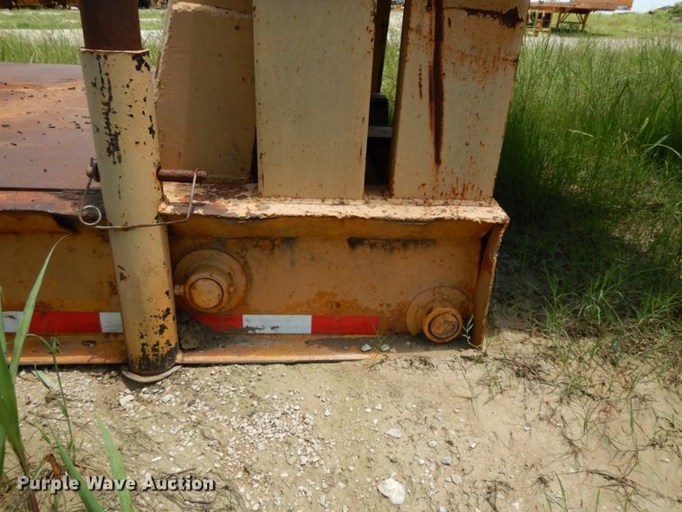 image for item DC2075 1968 Hyster  lowboy equipment trailer