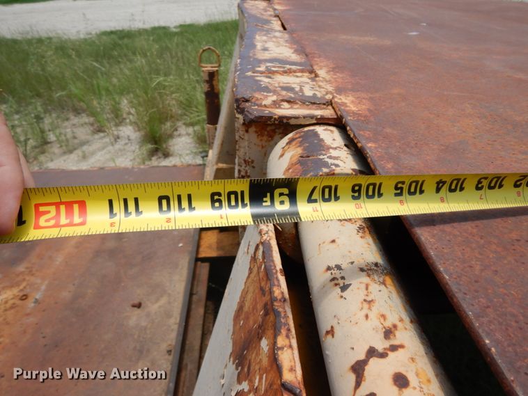 image for item DC2075 1968 Hyster  lowboy equipment trailer