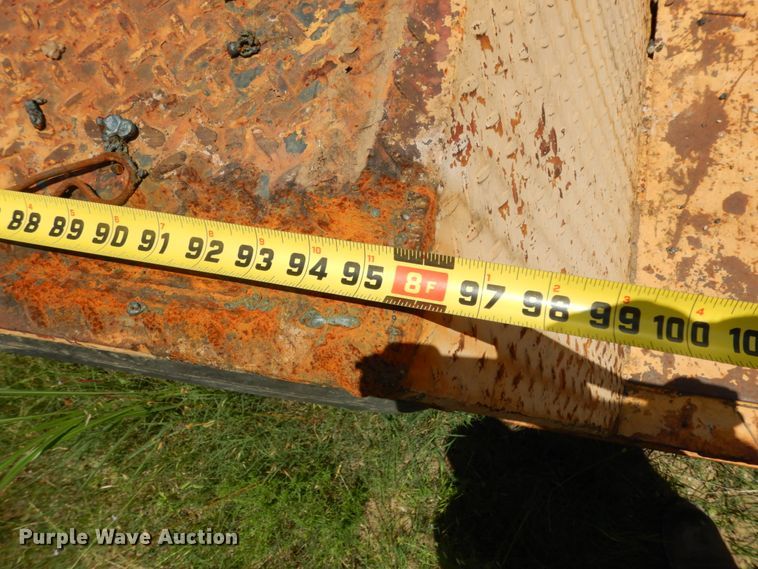 image for item DC2075 1968 Hyster  lowboy equipment trailer