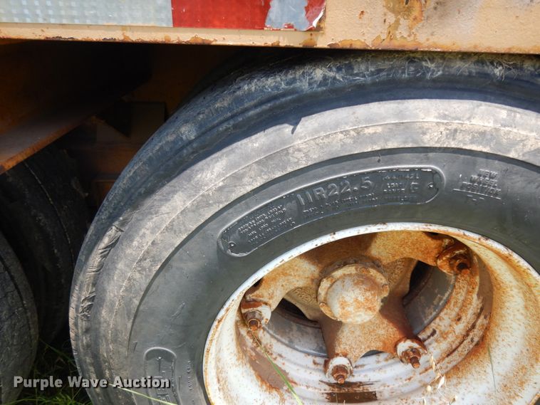 image for item DC2075 1968 Hyster  lowboy equipment trailer