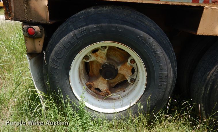 image for item DC2075 1968 Hyster  lowboy equipment trailer