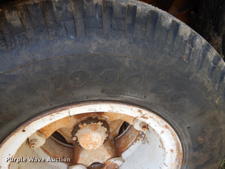 image for item DC2075 1968 Hyster  lowboy equipment trailer