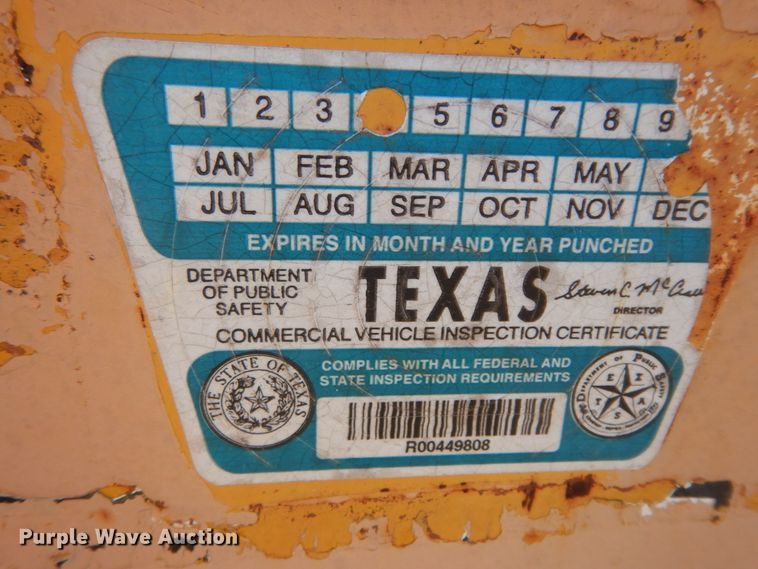 image for item DC2075 1968 Hyster  lowboy equipment trailer