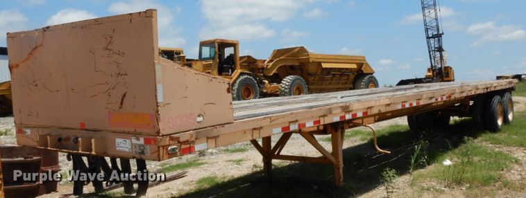 image for item DC2079 1978 Lufkin  flatbed trailer