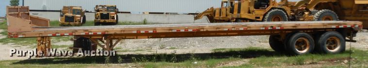 image for item DC2079 1978 Lufkin  flatbed trailer