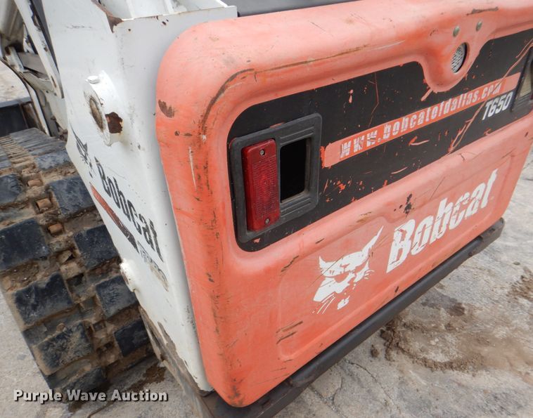 image for item DH7250 2012 Bobcat T650  tracked skid steer loader