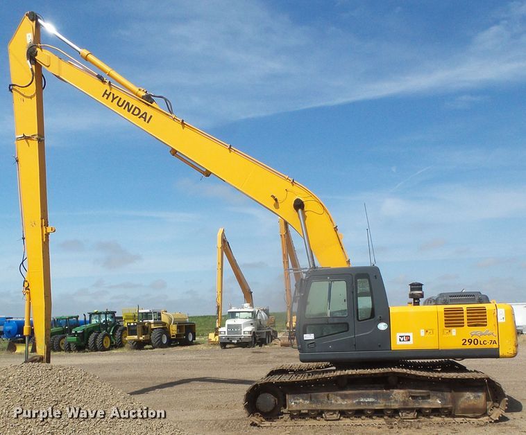 image for item DI5649 2008 Hyundai Robex 290LC-7A  long reach excavator