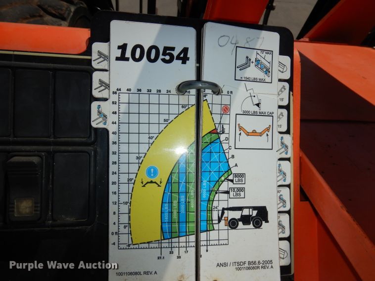 image for item DI6651 2012 JLG Skytrak 10054  telehandler