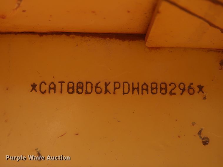 image for item DJ1925 2007 Caterpillar D6K LGP  dozer