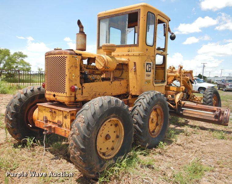 image for item DK2242 1968 Caterpillar 112F  rigid frame motor grader