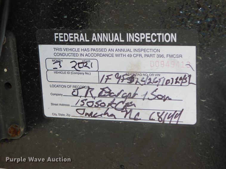 image for item DK8549 1995 Felling FT20  tilt deck equipment trailer