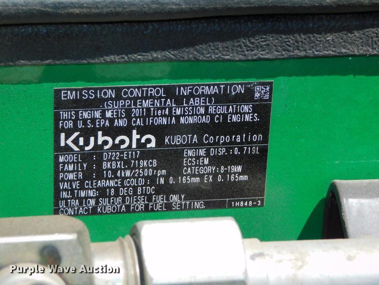 image for item DK8559 2012 Bobcat 324  mini excavator