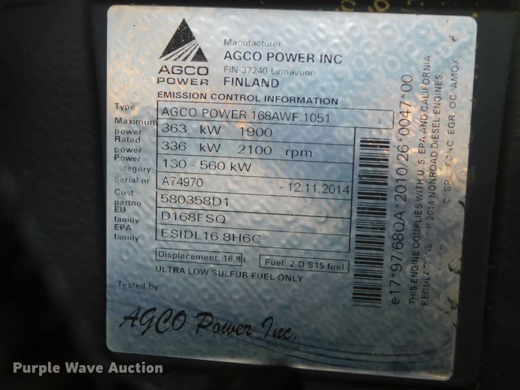 image for item DK8564 2014 Challenger MT845E  tractor