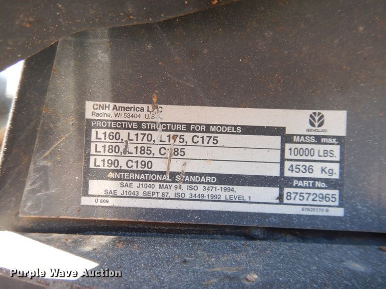 image for item DL0355 2008 New Holland L170  skid steer