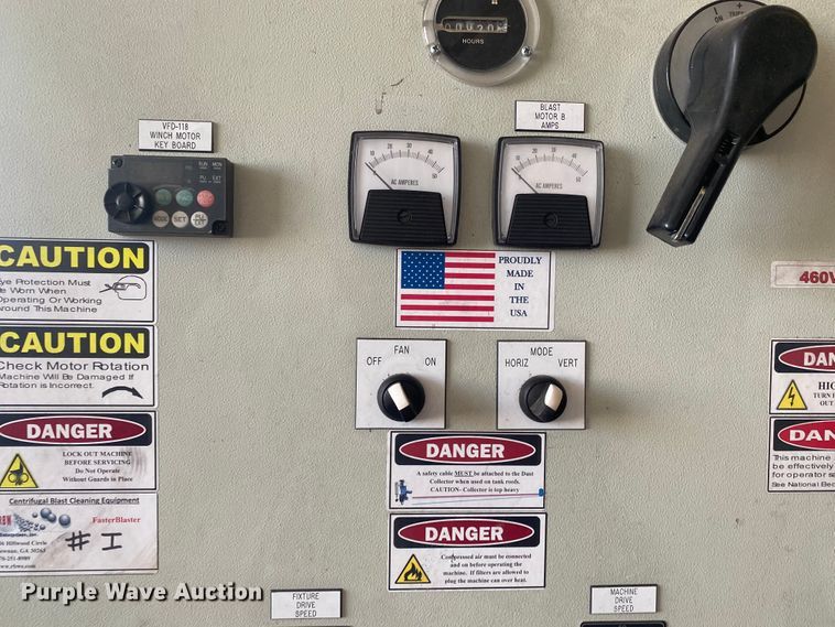 image for item DL0368 RBW Faster Blaster  centrifugal shot blast cleaning system