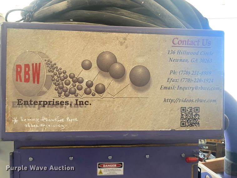 image for item DL0369 RBW Faster Blaster  centrifugal shot blast cleaning system