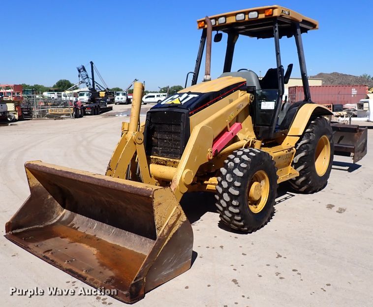 image for item DL7545 2006 Caterpillar 416D  landscape tractor