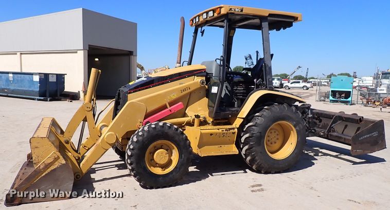 image for item DL7545 2006 Caterpillar 416D  landscape tractor