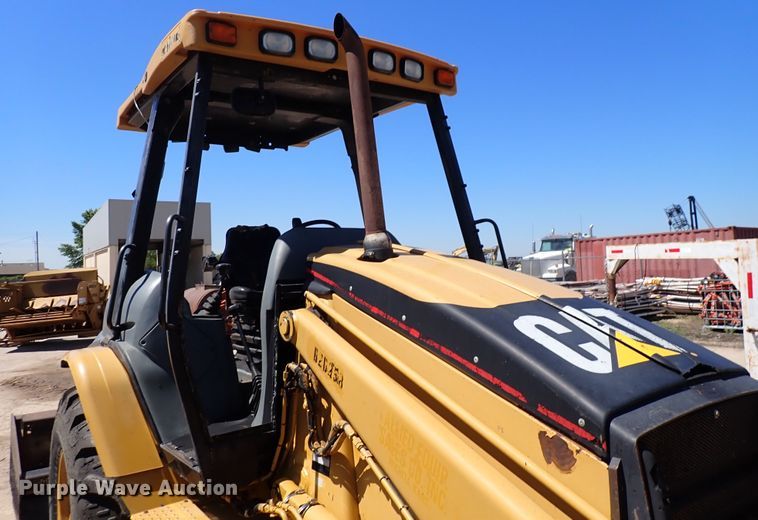 image for item DL7545 2006 Caterpillar 416D  landscape tractor