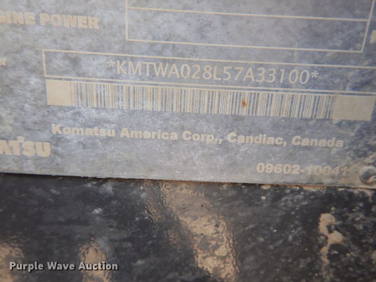 image for item DM0020 2007 Komatsu WA320-5L  wheel loader