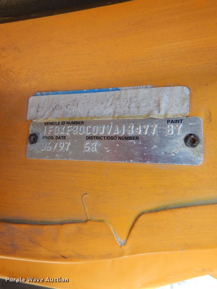 image for item DM0024 1998 Ford F800  dump truck