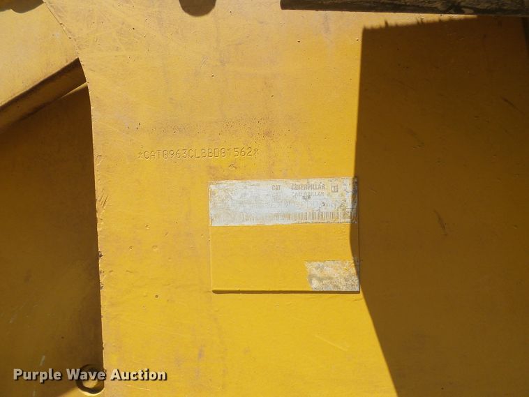 image for item DM3022 2005 Caterpillar 963C  track loader