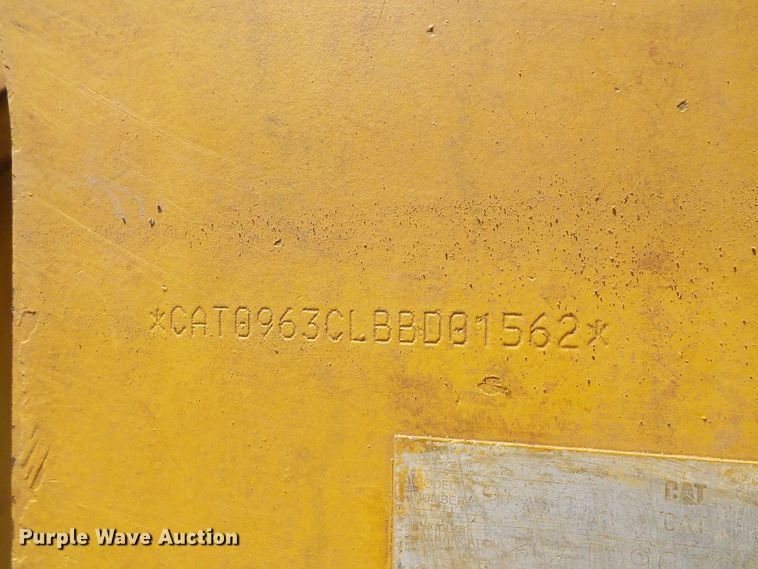 image for item DM3022 2005 Caterpillar 963C  track loader