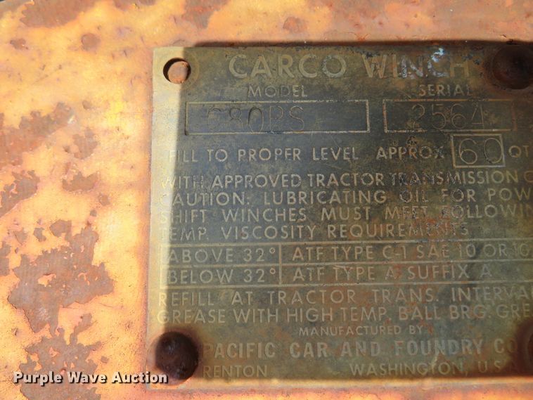 image for item DN5916 Carco 80PS  winch