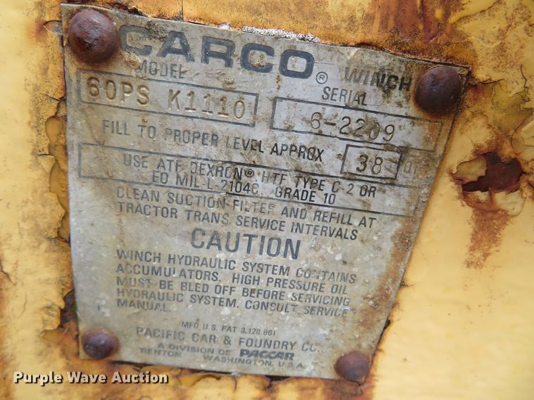 image for item DN5917 Carco 60PS K1110  winch