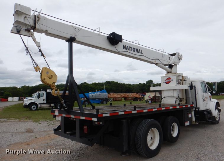 image for item HL9491 1995 International 4700  crane truck