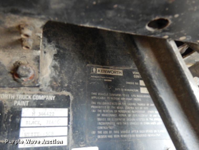 image for item HO9494 1987 Kenworth W900  dump truck