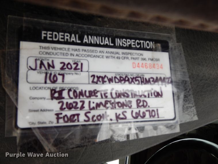 image for item HO9494 1987 Kenworth W900  dump truck