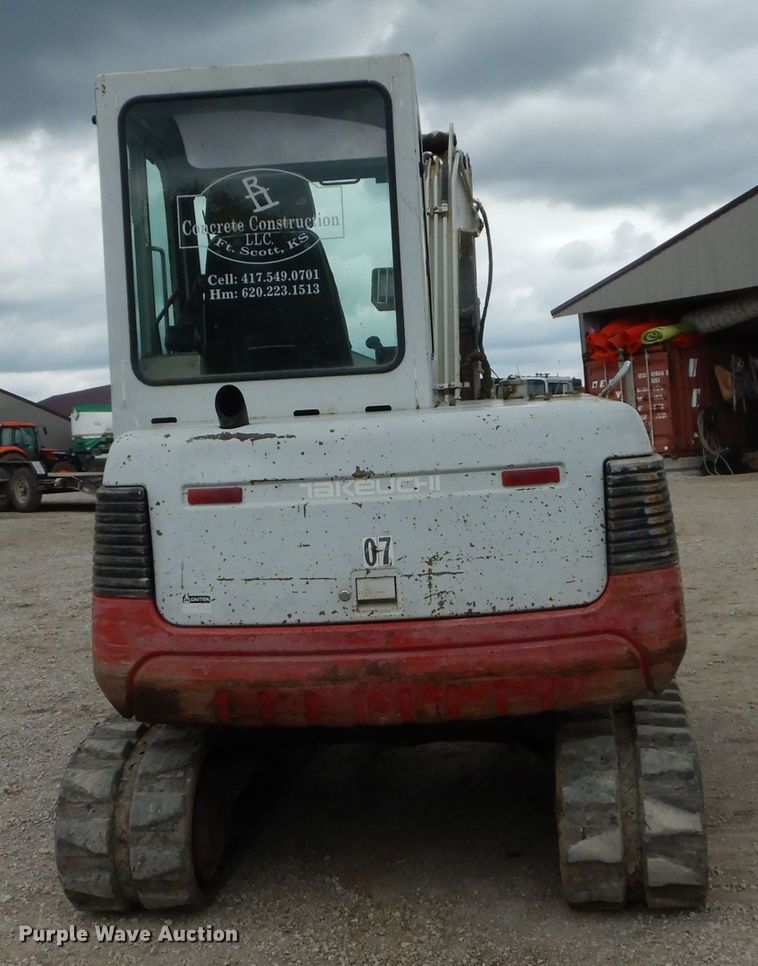 image for item HO9495 1999 Takeuchi TB145  mini excavator