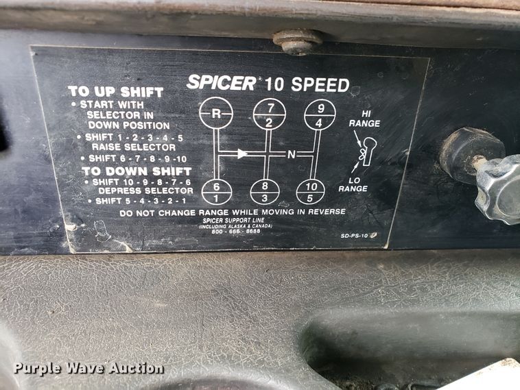 image for item HP9511 1998 International 9200  dump truck