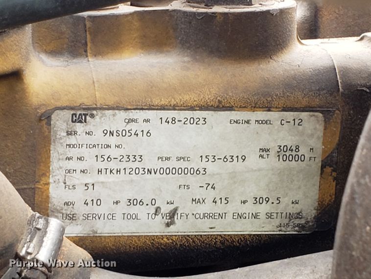 image for item HP9511 1998 International 9200  dump truck